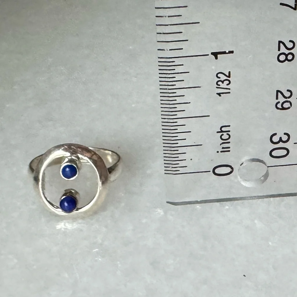 NWOT Sundance Ocean Droplets Ring, Lapis Lazuli, Sterling Silver - Picture 4 of 5